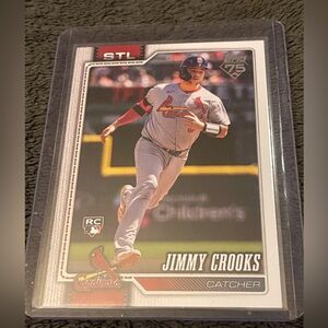 Jimmy Crooks 2026 Topps Series 1 Rookie Card-75th Anniversary RC